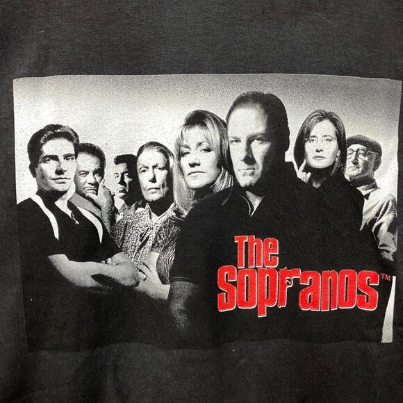 The Sopranos HBO Series Graphic Design Long Sleeve T-Shirt Large - Picture 2 of 4